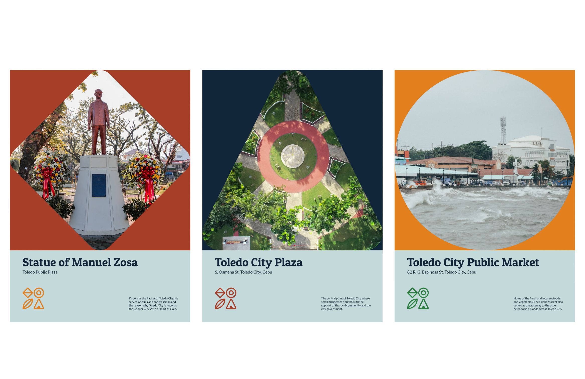 Poster design highlighting Toledo Cebu's tourist spot