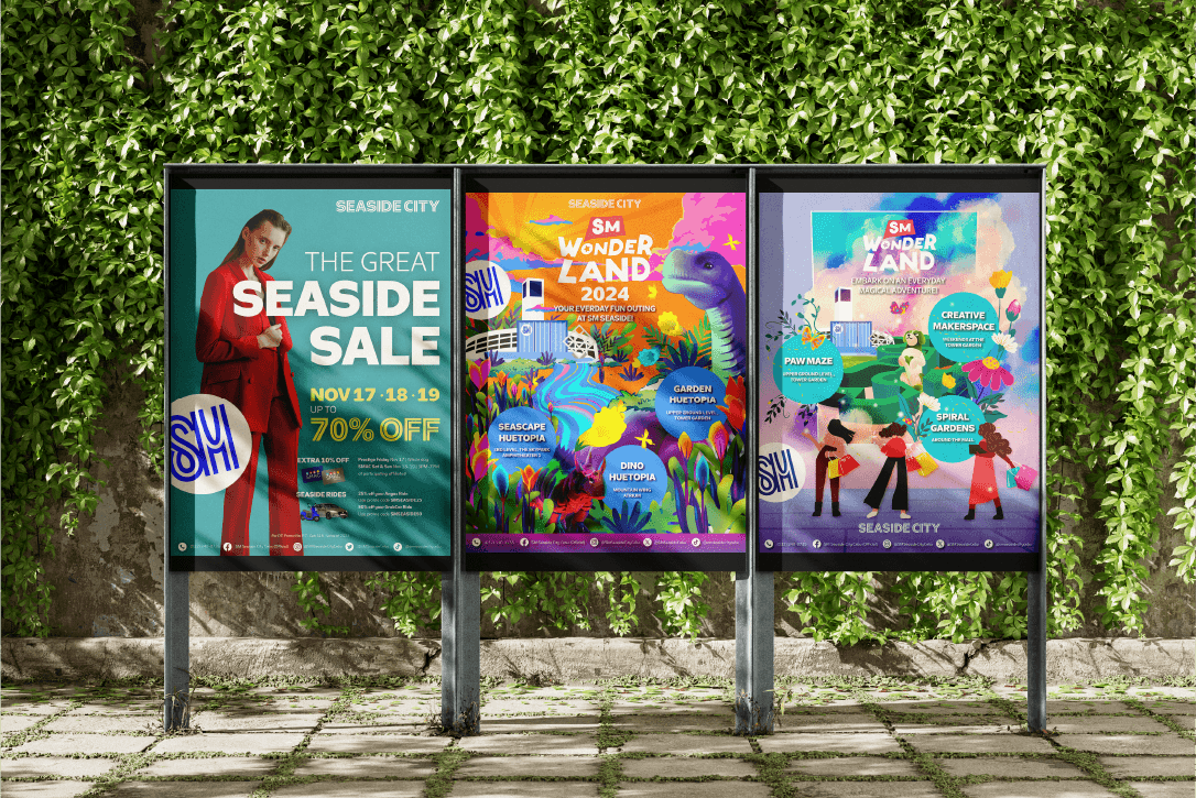 Graphic design, illustration and design support for one of the largest retail chain in the Philippines.